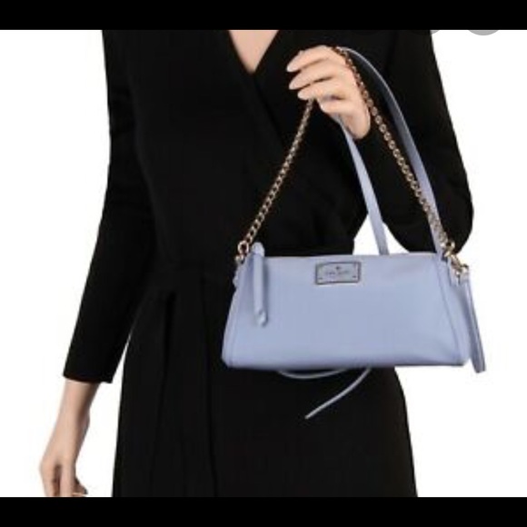 Kate Spade Wilson Road Crossbody Baby Blue Nylon - Picture 2 of 8